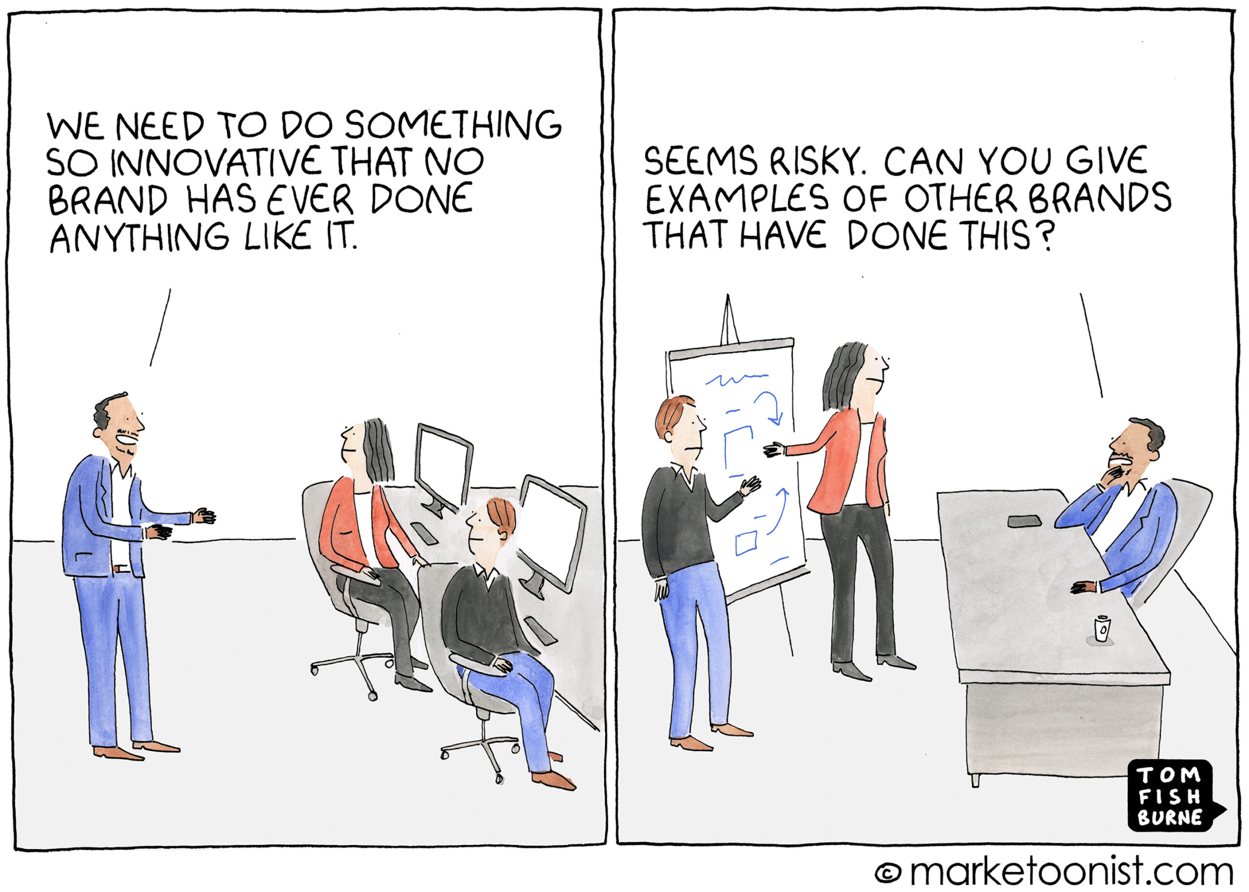 luxury brand cartoon